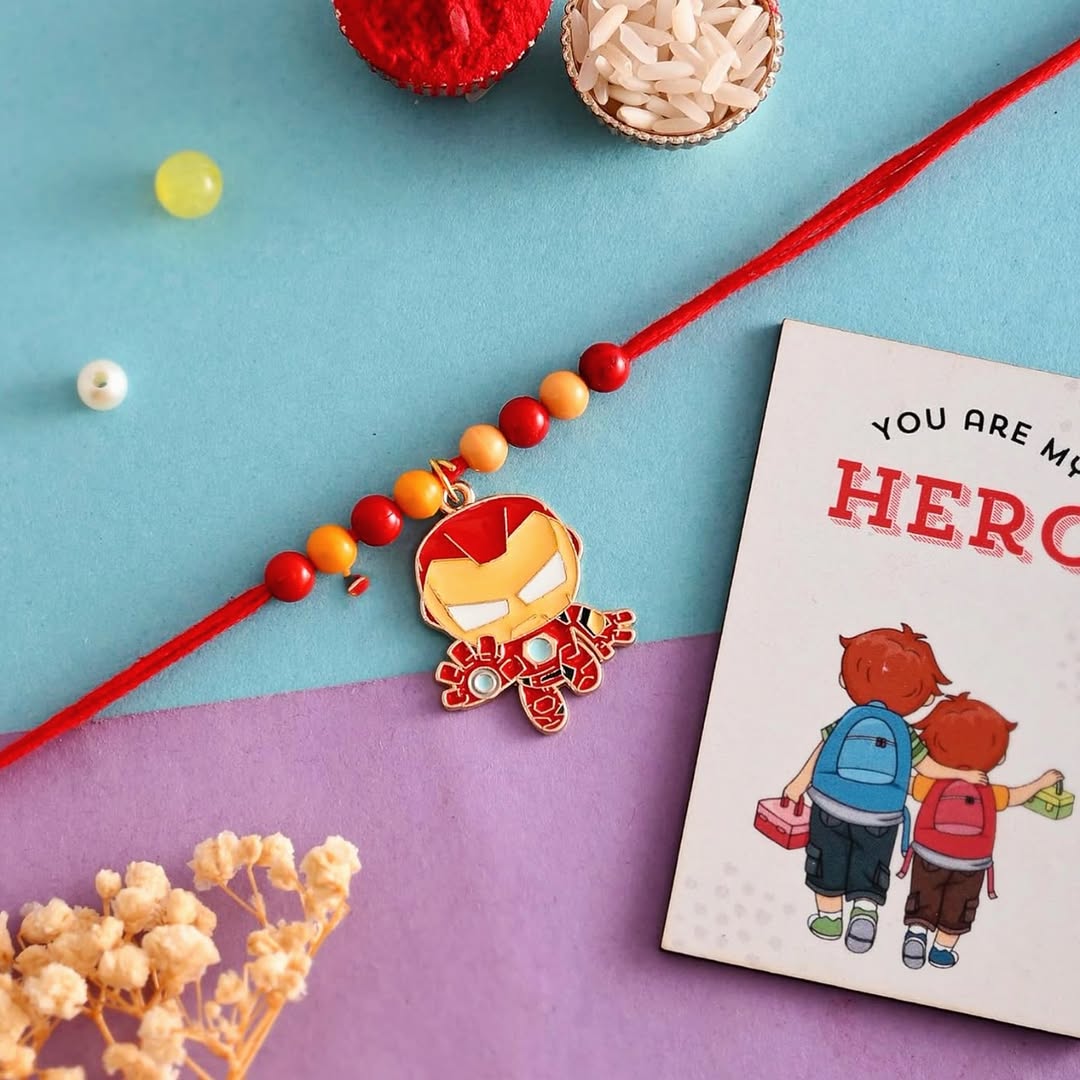 Customised Cartoon Charm Rakhis