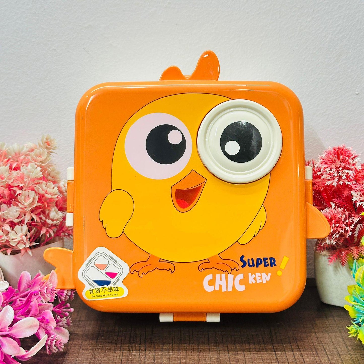 Double Decker Stainless Steel Lunch Box | Insulated Leak Proof with Spoon