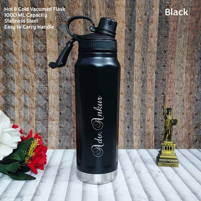 Personalized 1000 ML Handle Bottle – Hot & Cold