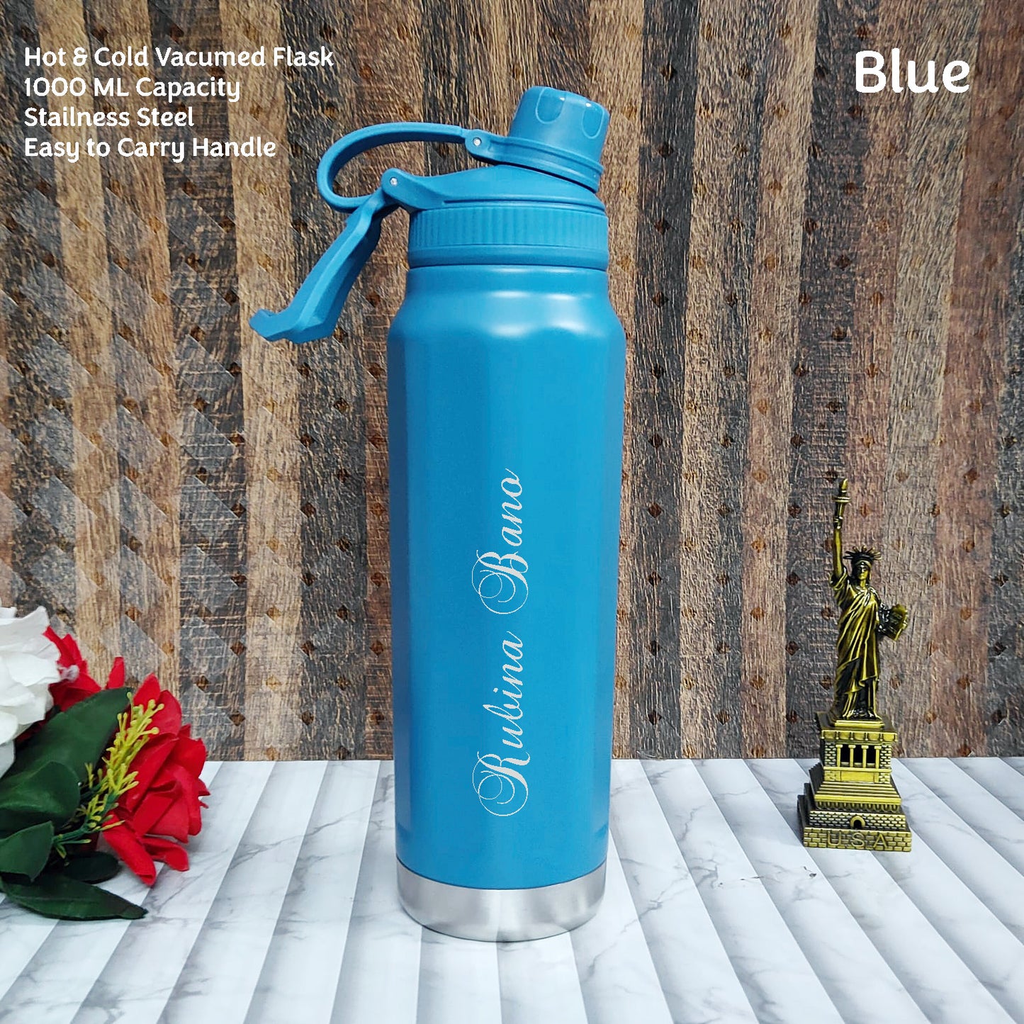 Personalized 1000 ML Handle Bottle – Hot & Cold