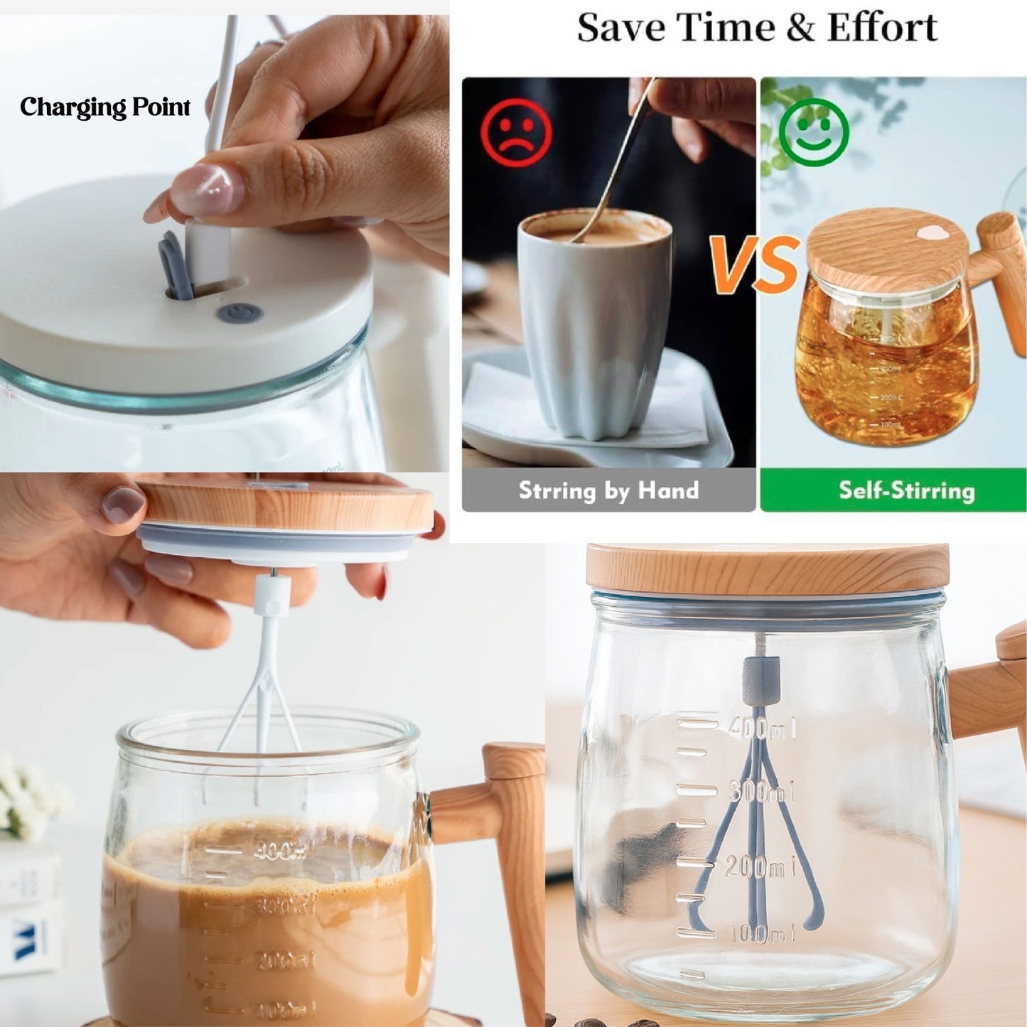 Personalized Coffee Frother Cup