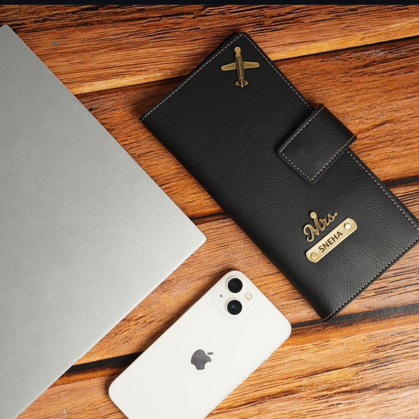 Personalized Premium Leather Unisex Travel Wallet