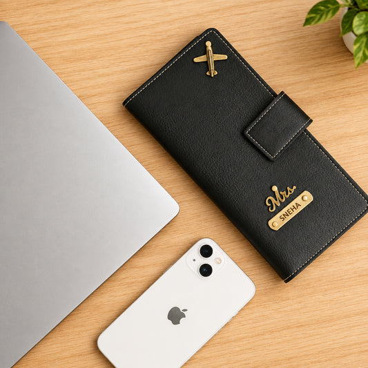 Personalized Premium Leather Unisex Travel Wallet