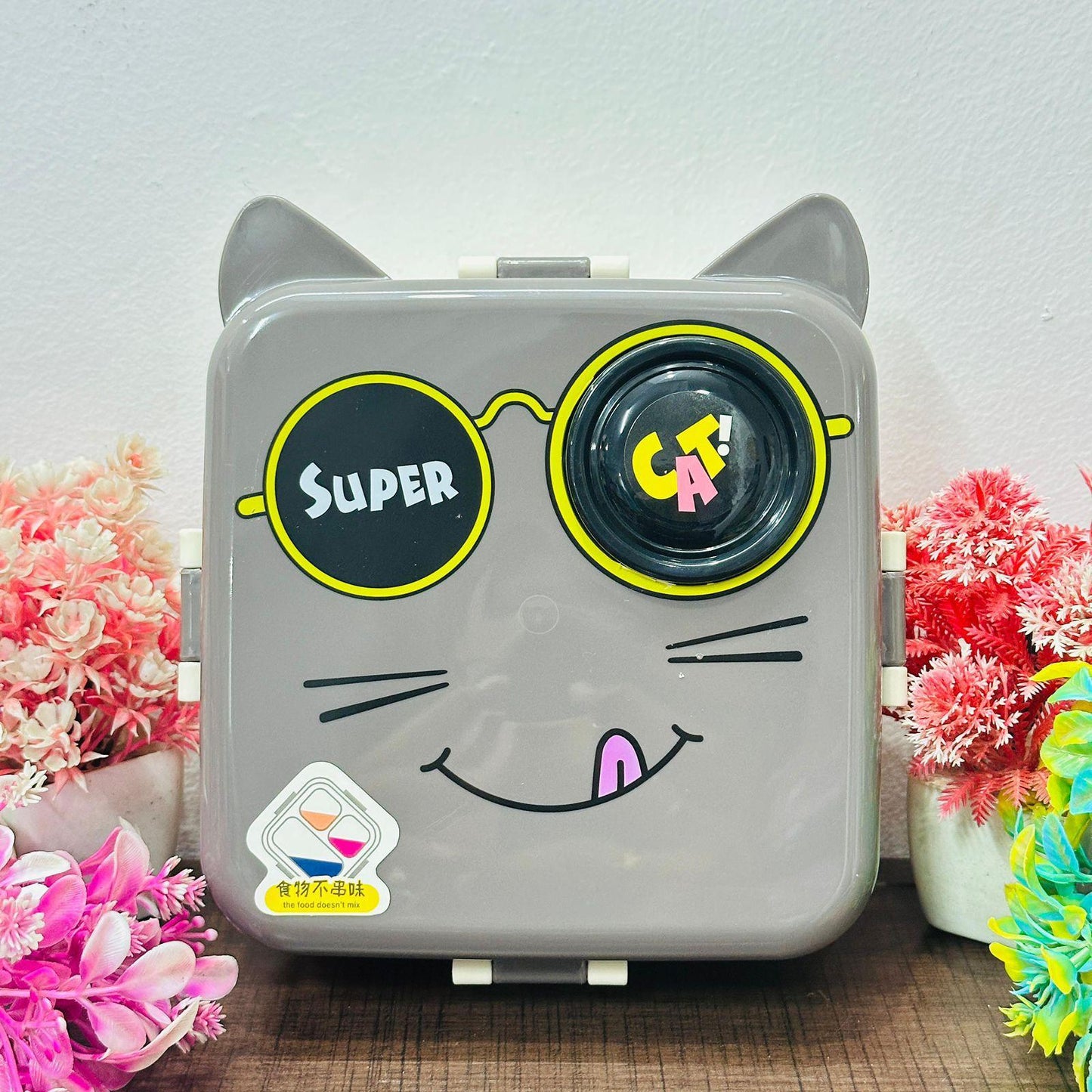 Double Decker Stainless Steel Lunch Box | Insulated Leak Proof with Spoon