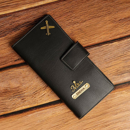 Personalized Premium Leather Unisex Travel Wallet