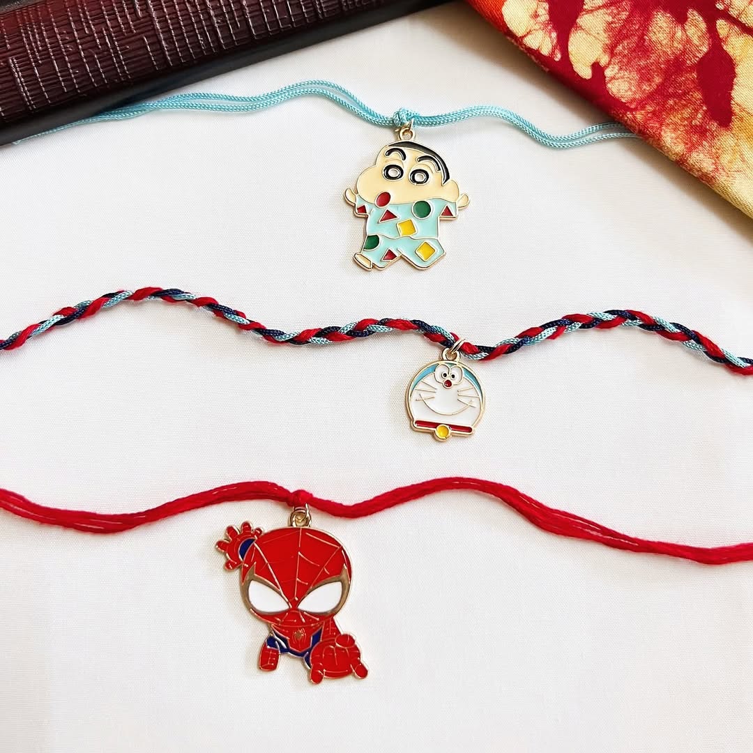 Customised Cartoon Charm Rakhis