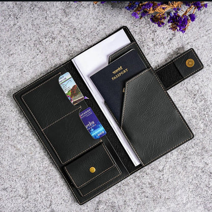 Personalized Premium Leather Unisex Travel Wallet
