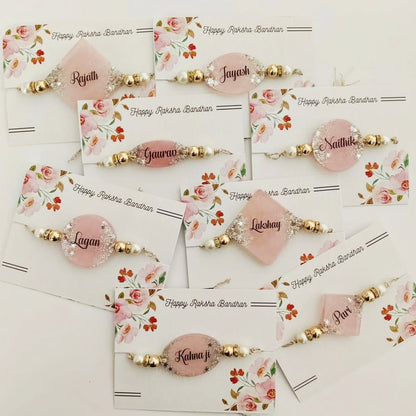 Personalized Resin Rakhi