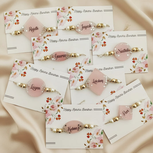 Personalized Resin Rakhi