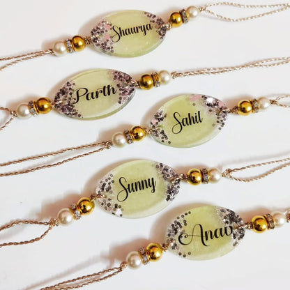Personalized Resin Rakhi