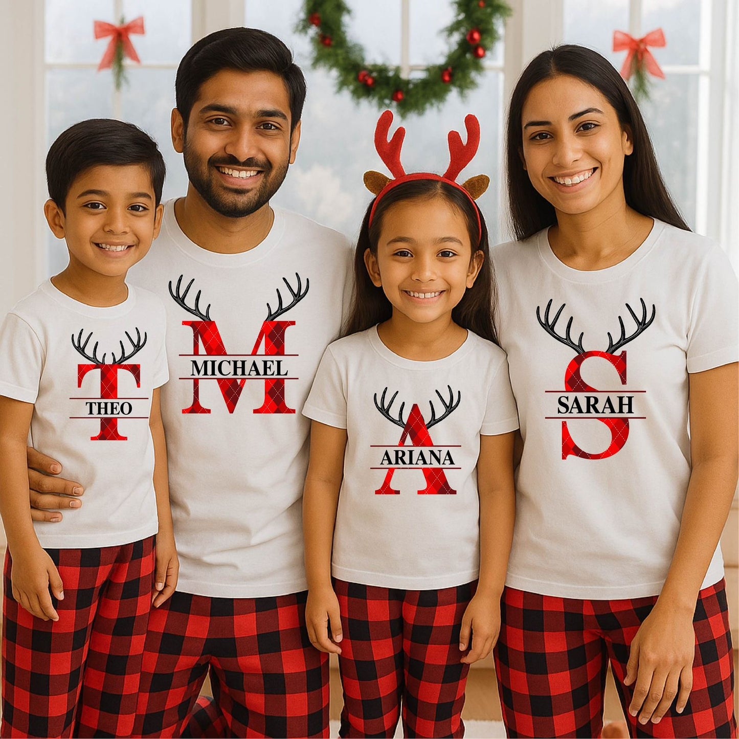 Christmas Special Customised Family T-Shirts