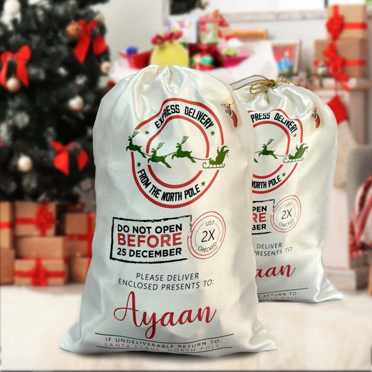 Personalised Santa Sack Bags