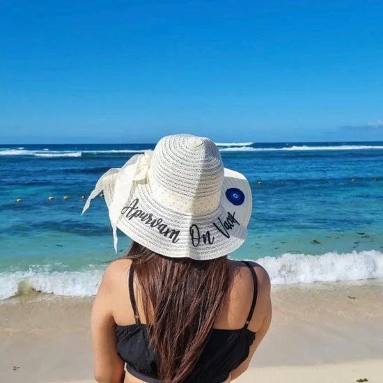 Personalized Straw Beach Hat