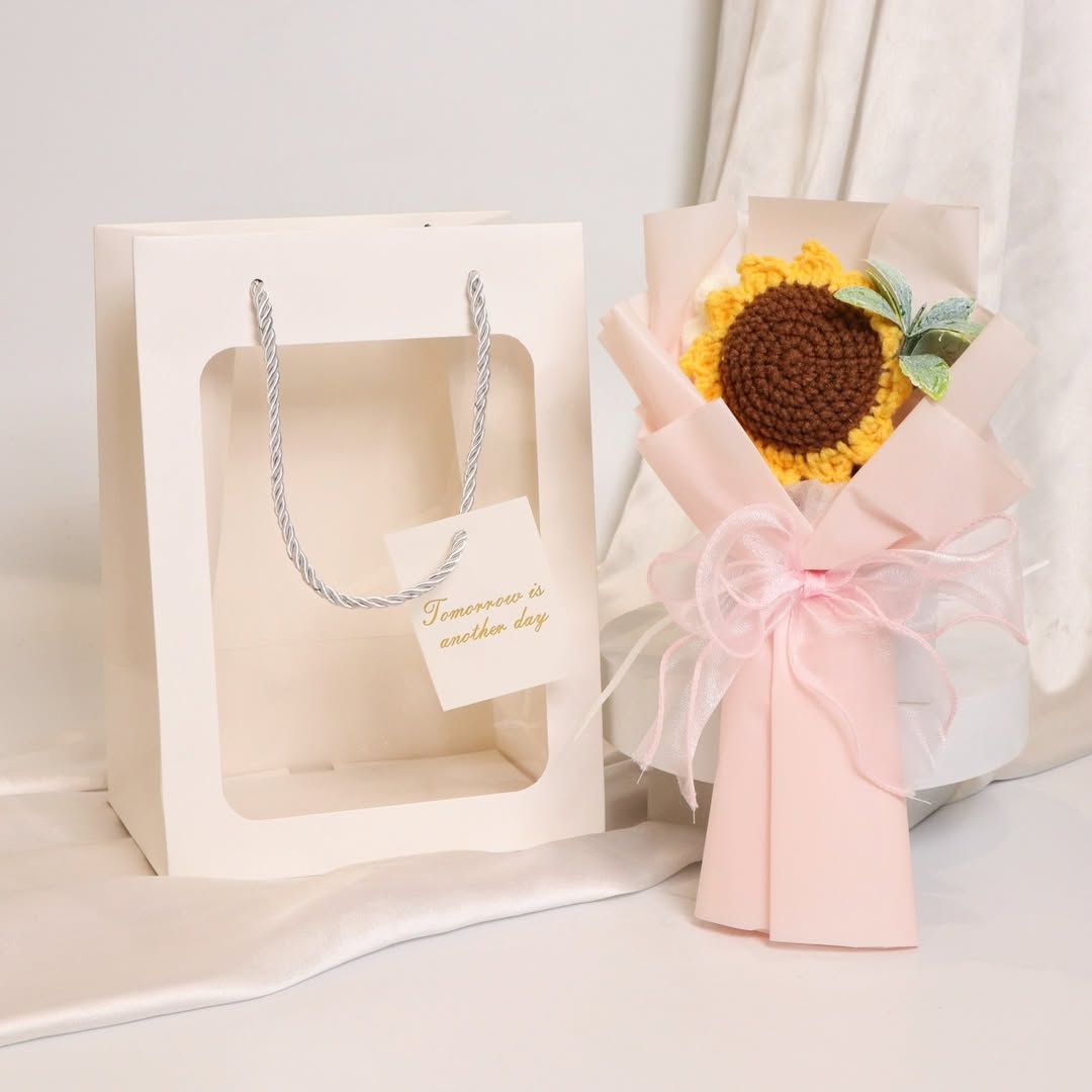 Handmade Crochet Sunflower