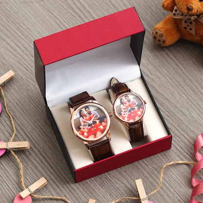 Leather Couple Watch