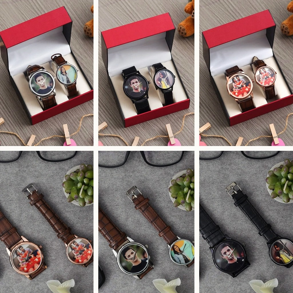 Leather Couple Watch