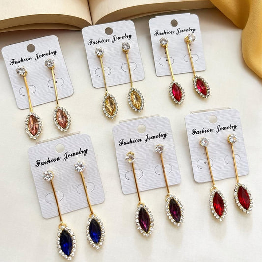 2 in 1 Stud + Drop Earrings