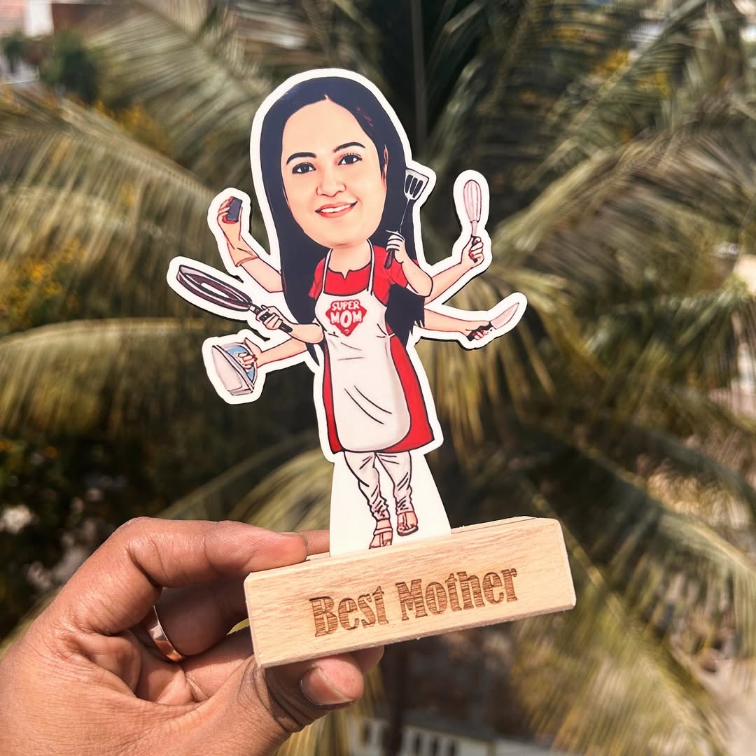 Caricature Standee For MOM