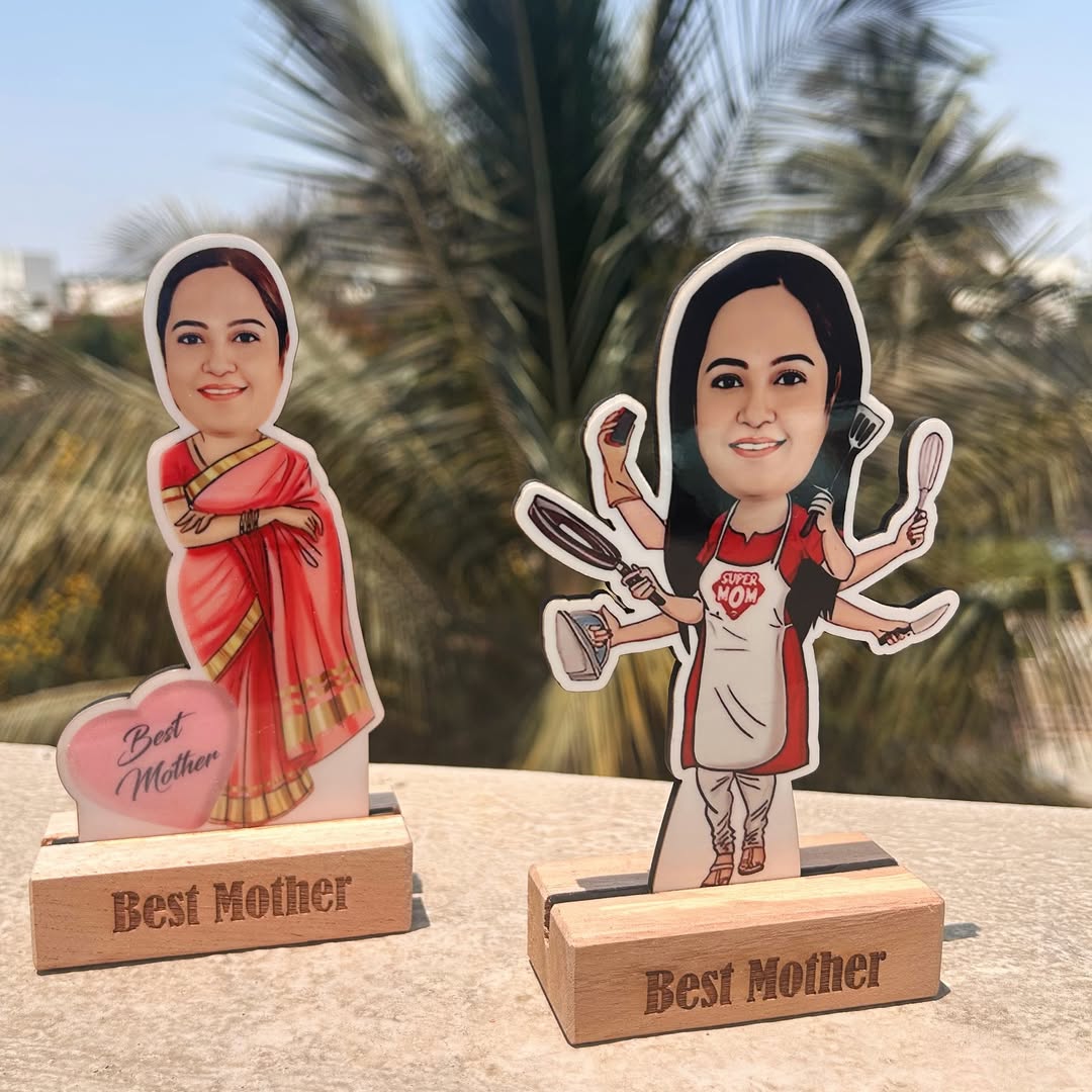 Caricature Standee For MOM