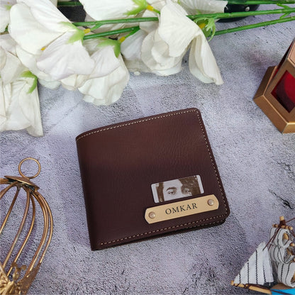 Personalized Wallet With Eye Engraved Strip
