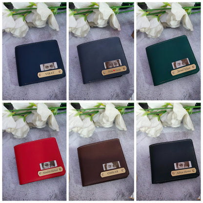 Personalized Wallet With Eye Engraved Strip