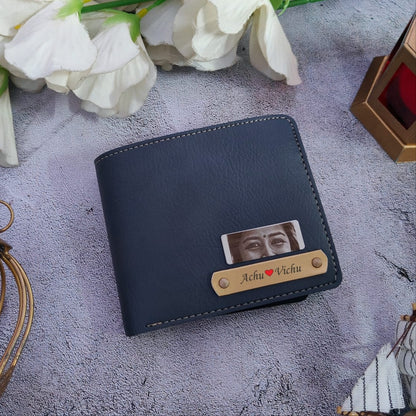 Personalized Wallet With Eye Engraved Strip