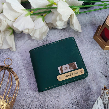 Personalized Wallet With Eye Engraved Strip