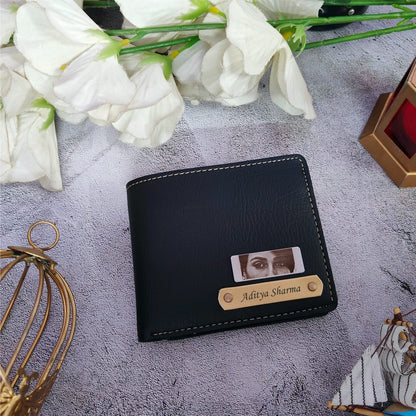 Personalized Wallet With Eye Engraved Strip