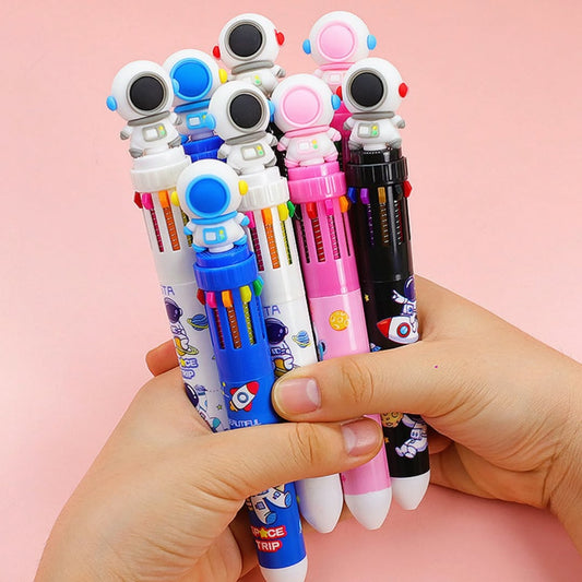 Astronaut-Themed Multi-Color Pens
