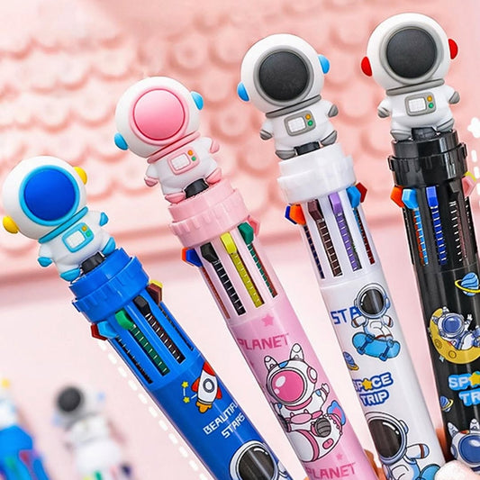 Astronaut-Themed Multi-Color Pens