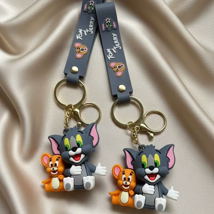 Premium Tom & Jerry Keychain