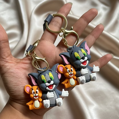 Premium Tom & Jerry Keychain