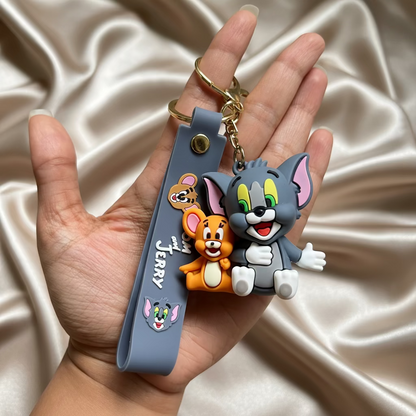Premium Tom & Jerry Keychain