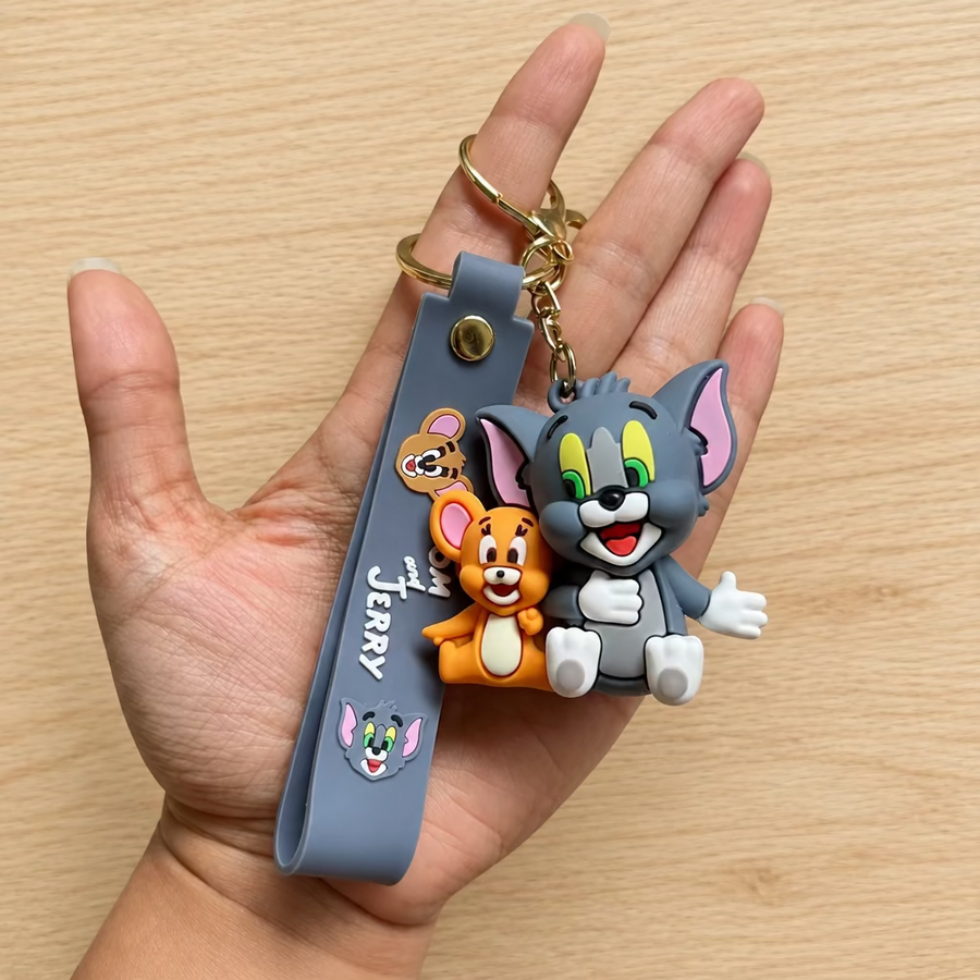 Premium Tom & Jerry Keychain