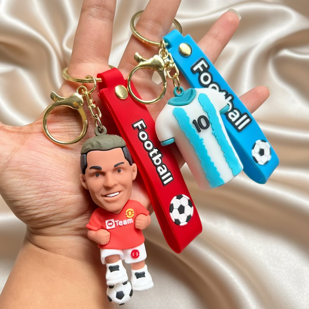 Premium Football Keychains