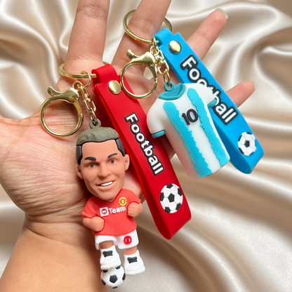 Premium Football Keychains