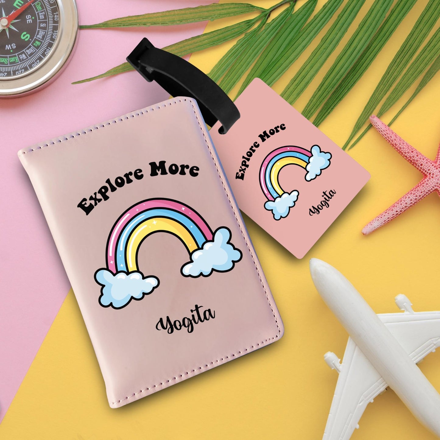 Personalized Passport & Bag Tag Combo For Kids