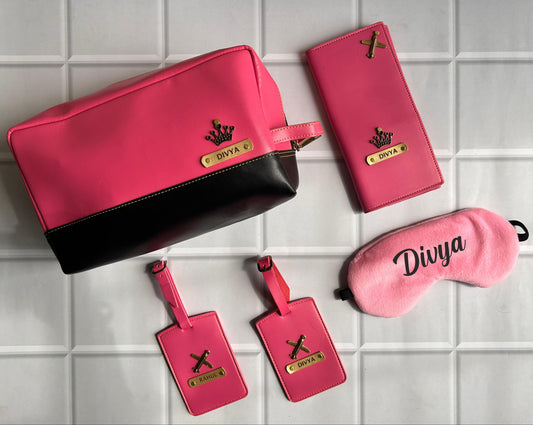 Travel Combo – Premium 5-in-1 Personalised Travel Set
