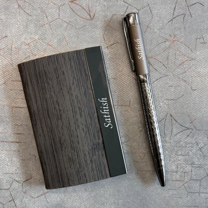 Axis Card Holder & Pen Set