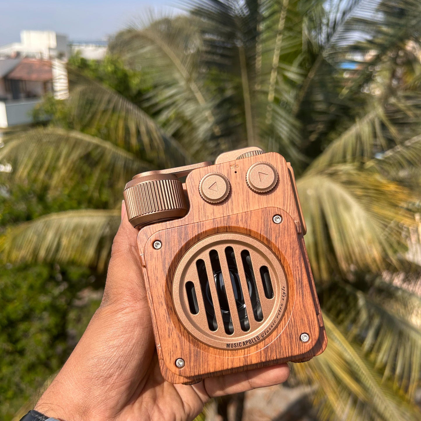 Retro Style Apollo Bluetooth Speaker – Customisable Vintage Audio Gadget