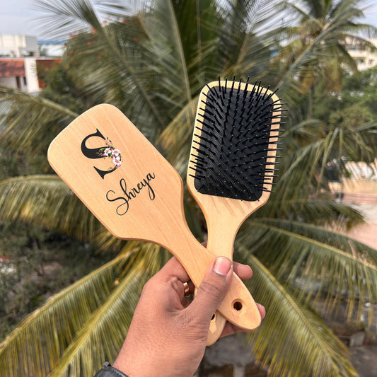 Personalised Wooden Hair Brush