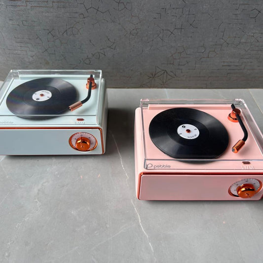 Peeble Disc Speaker – Customisable Rotating Bluetooth Speaker