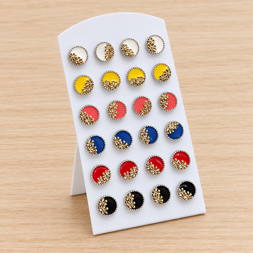 Trendy Everyday Stud Earrings (1 Pair)