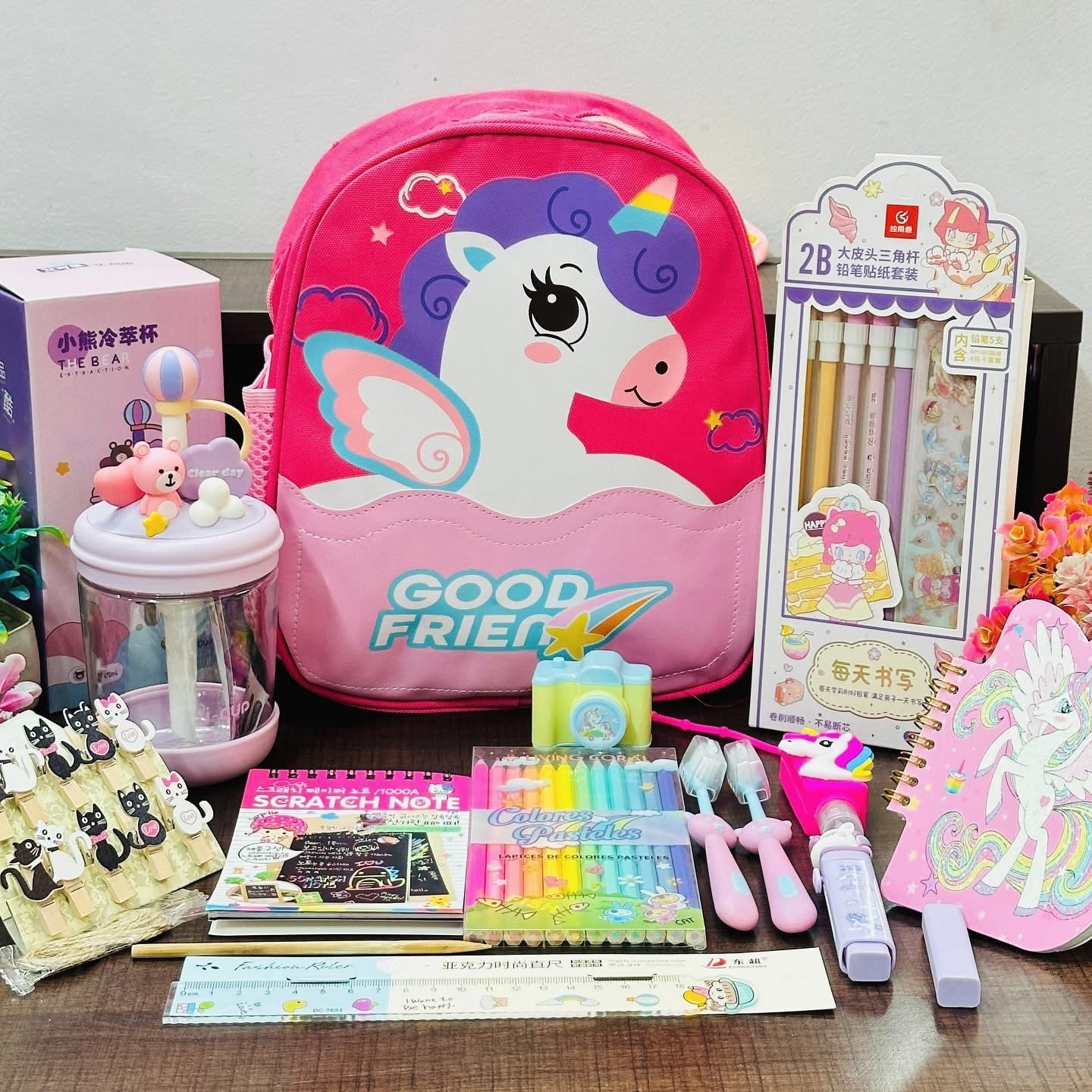 Cute Unicorn Kids Combo