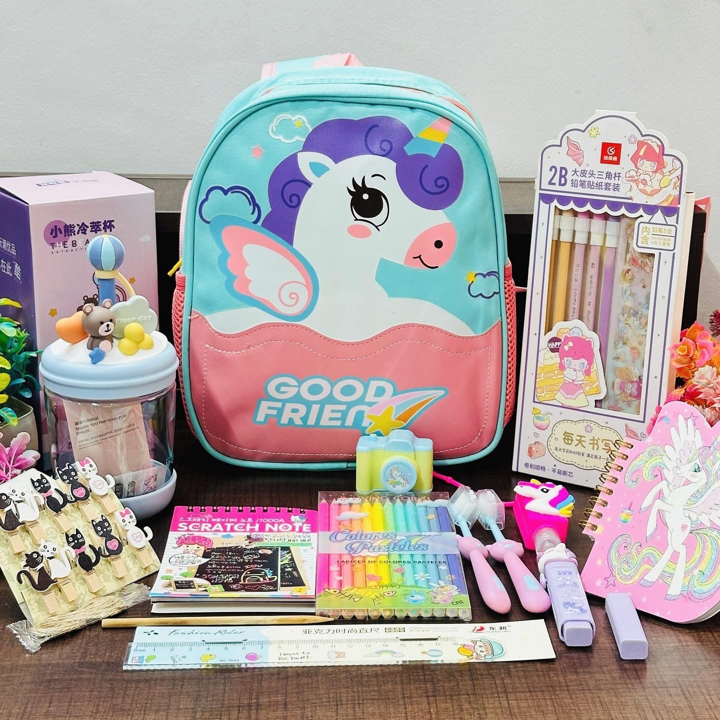 Cute Unicorn Kids Combo