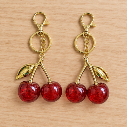 Premium Cherry Keychain