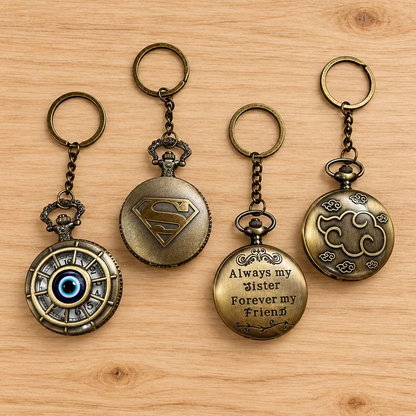 Vintage Clock Keychains