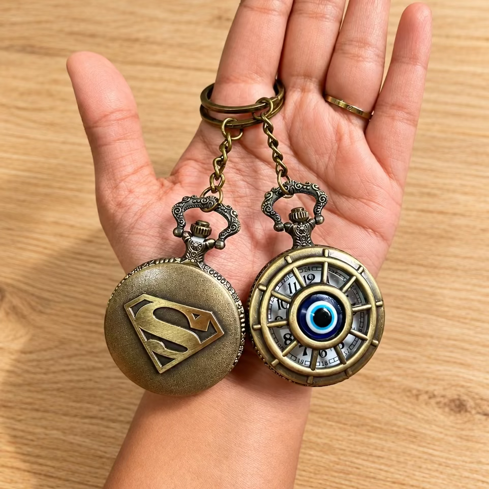 Vintage Clock Keychains