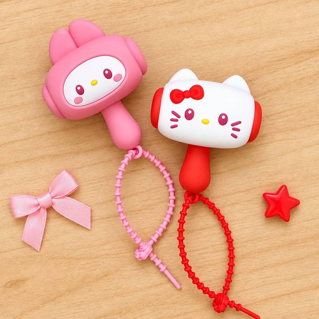 Cute Hammer Choo Choo Sound Keychain