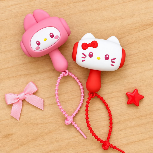 Cute Hammer Choo Choo Sound Keychain